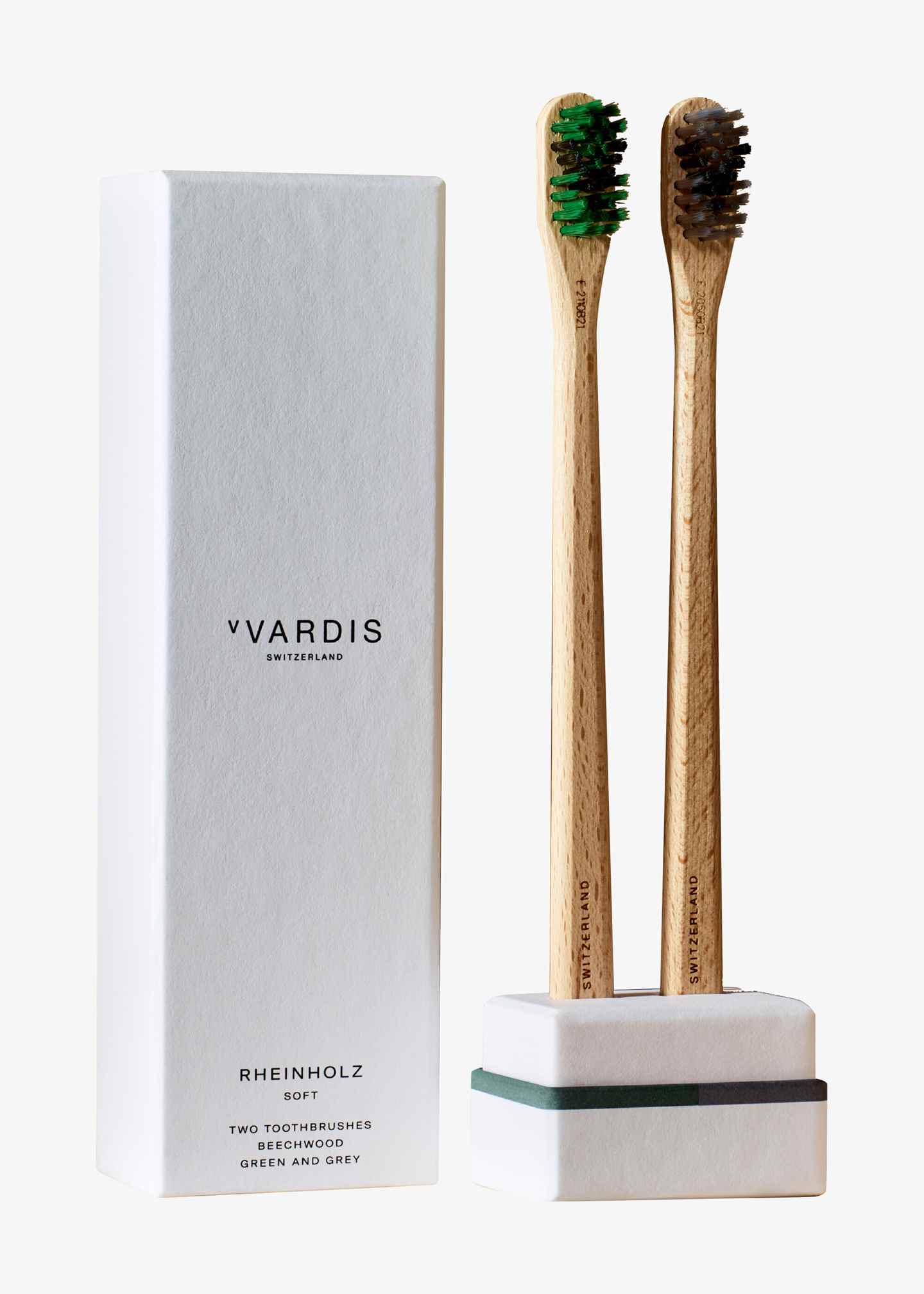 Zahnbürsten-Set «Reinholz: White Enamel anti-aging Toothbrush, Soft Set»