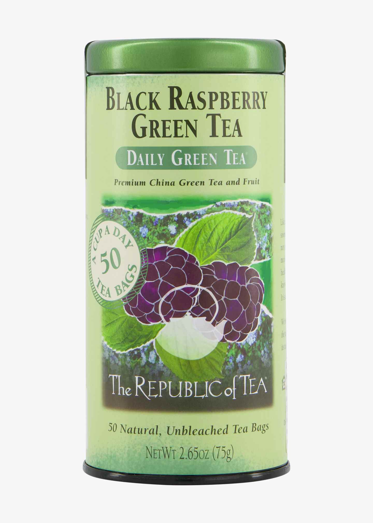 Tee «Black Raspberry Green Tea, 50 Teebeutel»