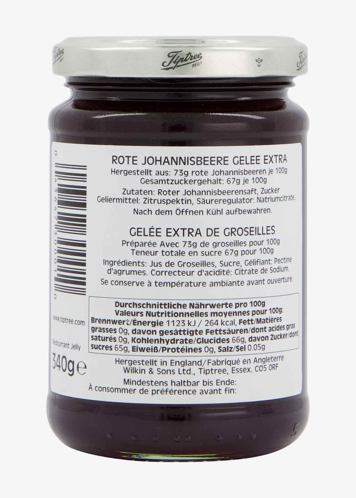 Konfitüre «Red Currant Jelly, 340g»