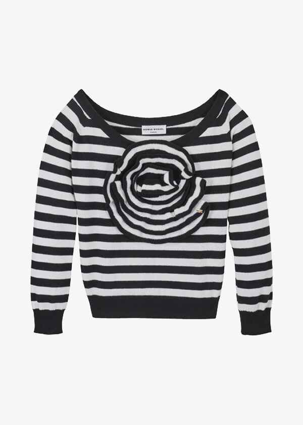 Pullover «Striped Flower»