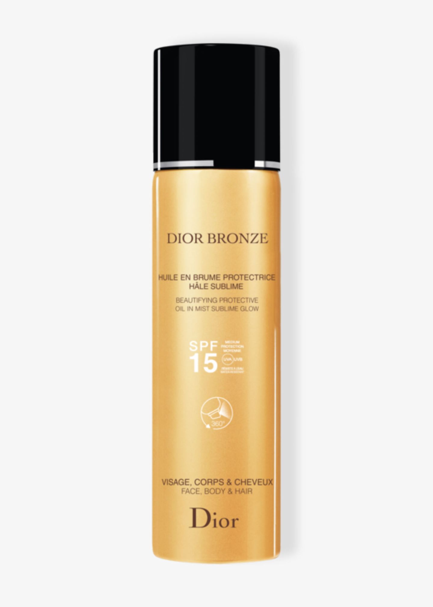 Sonnenöl «Dior Bronze Schützendes und verschönerndes Öl für sonnengebräunten Teint LSF 15»