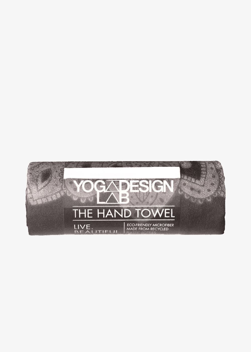 Yoga Mikrofaser Handtuch «Mandala Black 38x61cm»
