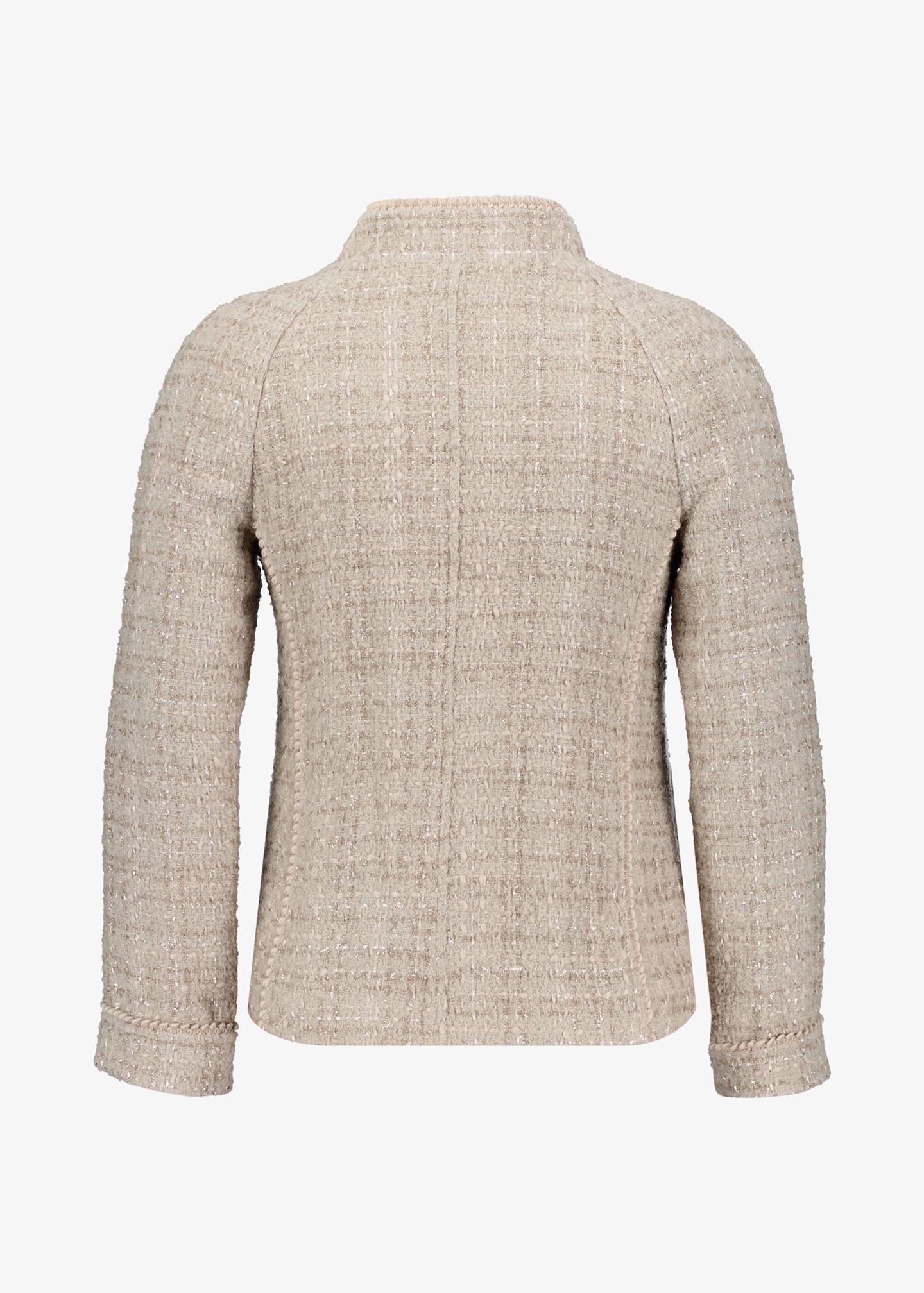Jacke aus Lurex-Tweed in Wollmischung