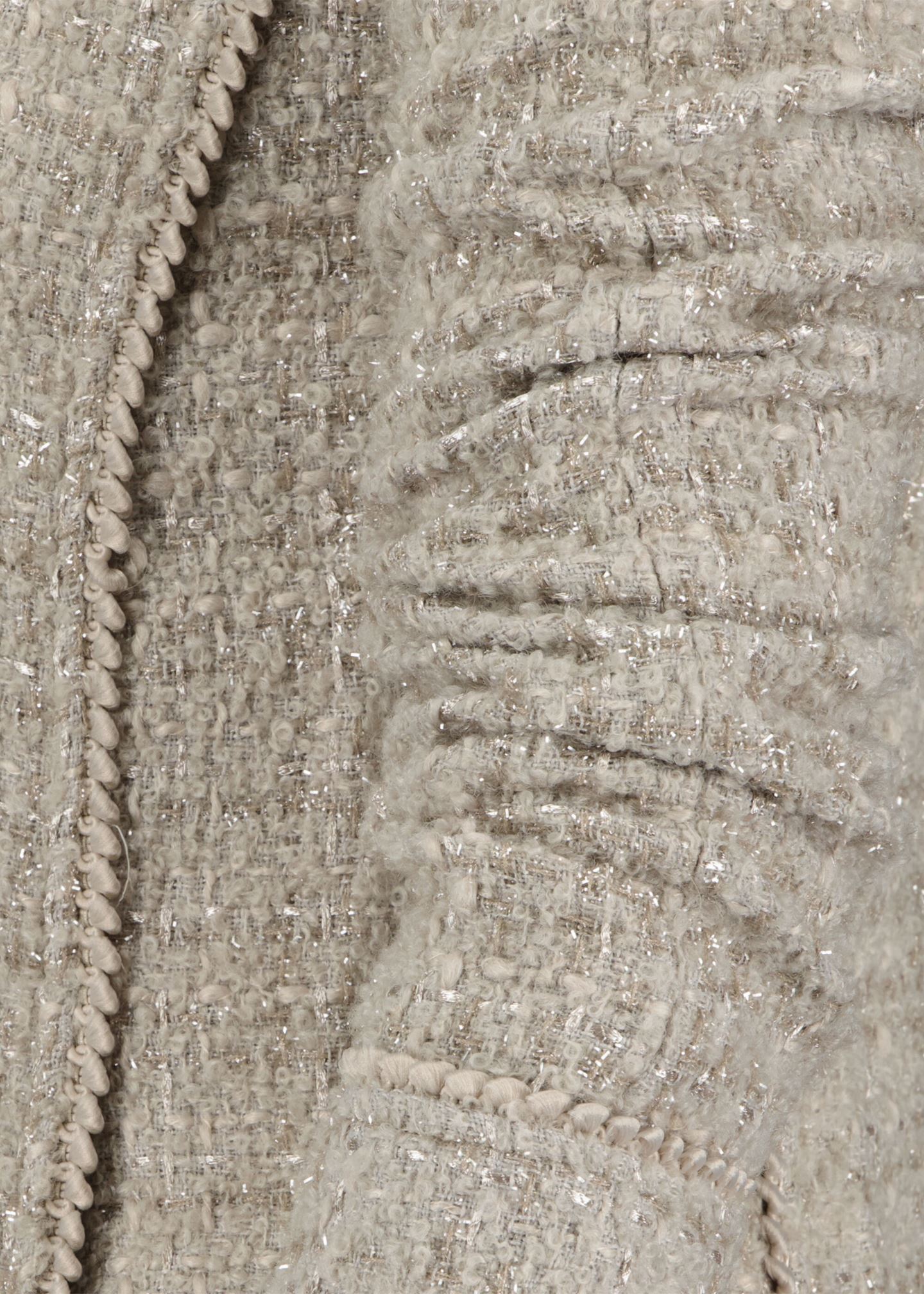 Jacke aus Lurex-Tweed in Wollmischung