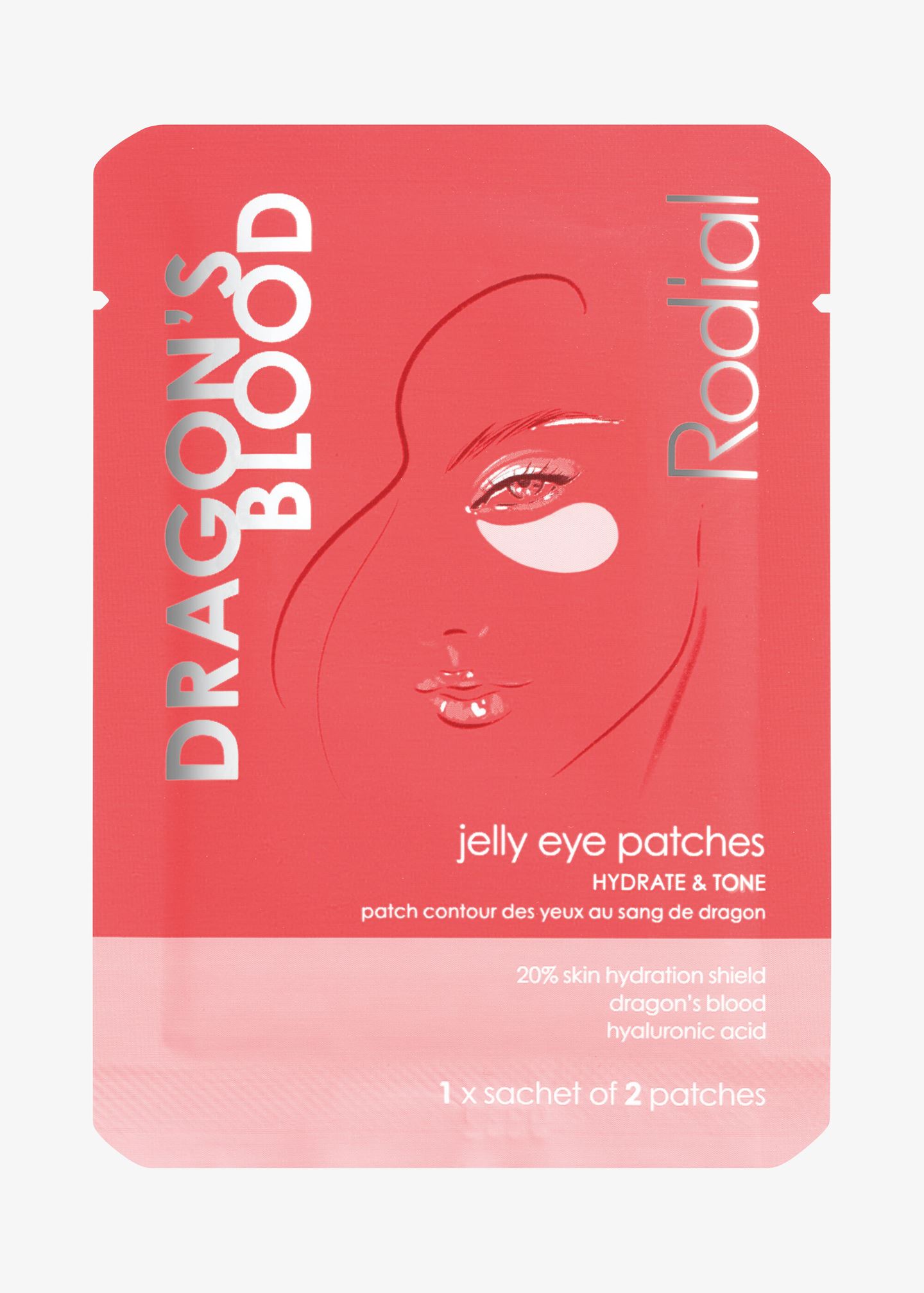 Augenmaske «Dragons Blood Jelly Eye Patches Singles»