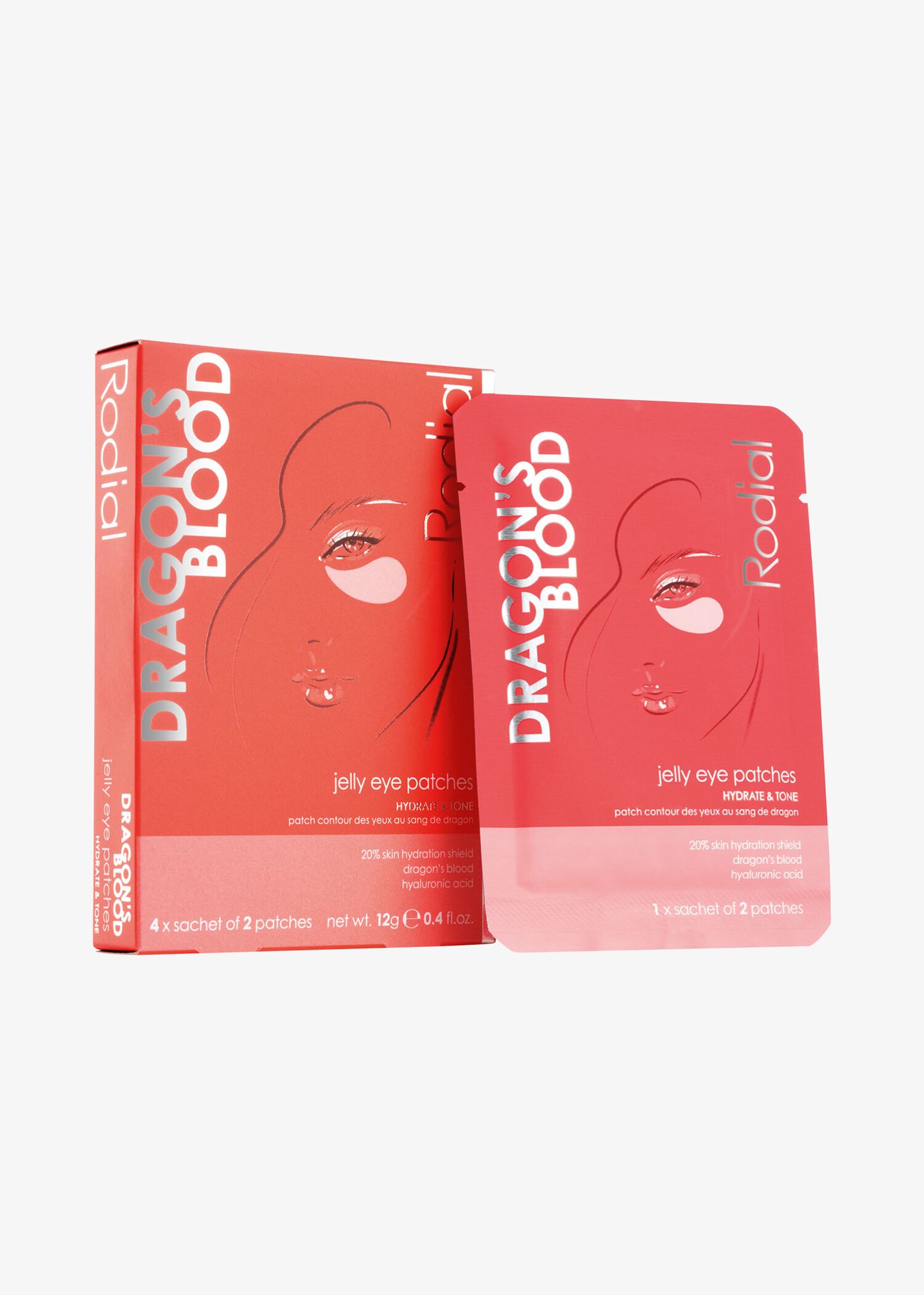 Augenmaske «Dragons Blood Jelly Eye Patches Box»